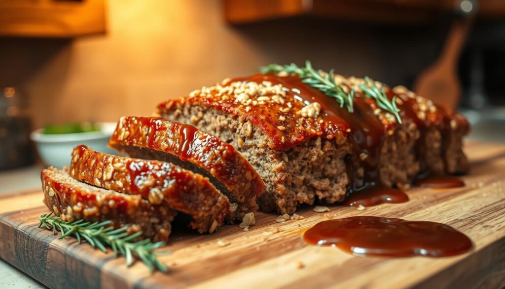 Meatloaf with Oatmeal Glaze