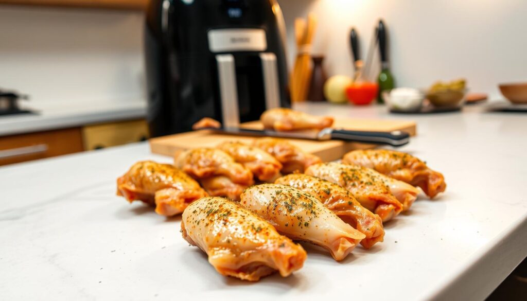 Prepping Chicken Wings