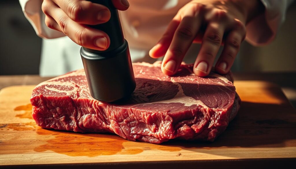 tenderizing beef