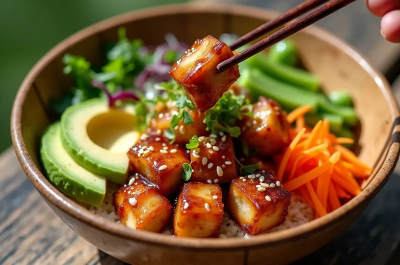 The Ultimate Chicken Poke Bowl Recipe - Fresh, Healthy & Ready in 30 Minutes