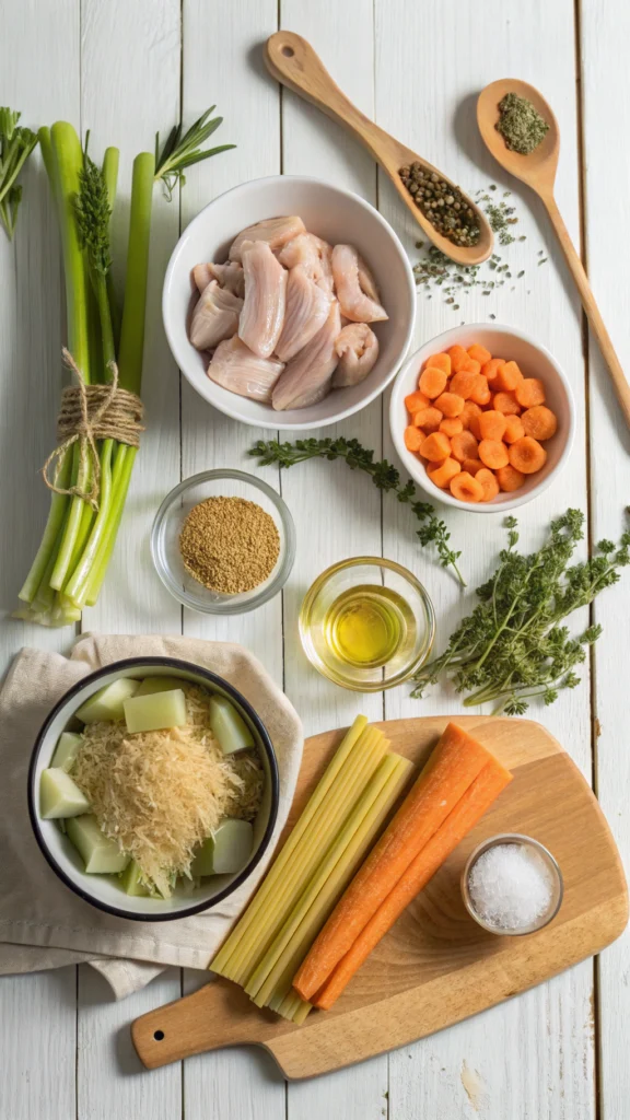 Hearty Chicken Noodle Soup – Comforting Homemade Recipe