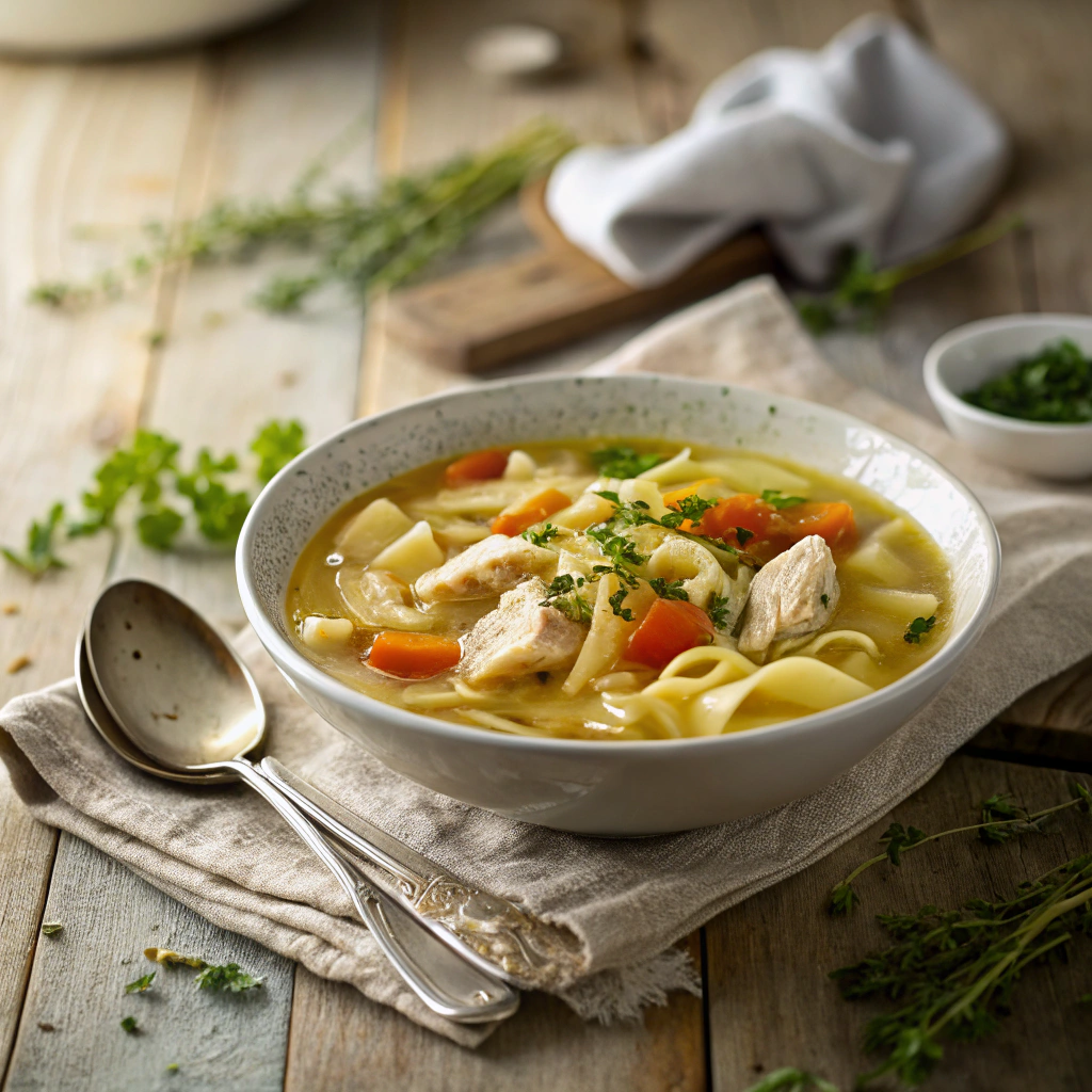 Chicken noodle soup